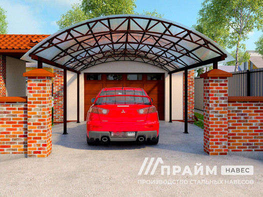 Навес под автомобиль №24 - фото 525