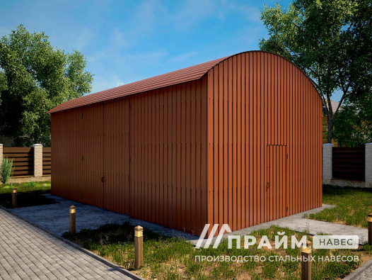 Ангар из профнастила №9 - фото 790
